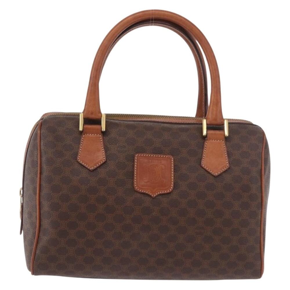 Celine Macadam Boston Bag Brown